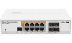 Mikrotik Cloud Router Switch CRS112-8P-4S-IN, 128MB RAM, 8xGbit PoE LAN, 4xSFP, incl. L5