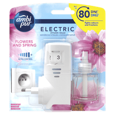 Ambi Pur Plug-In Flowers&Spring illatosító kezdőkészlet 20 ml 
