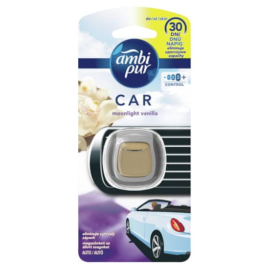 Ambi Pur Car Moonlight Vanilla csíptetős autóillatosító 1db 