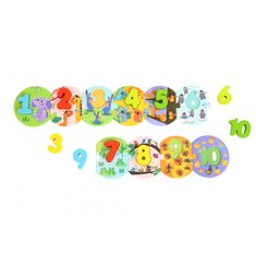 Tooky Toy Oktatási Montessori Puzzle számolni tanulással