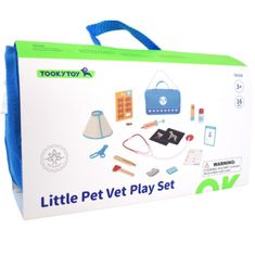 Tooky Toy játék állatorvosi készlet táska 17el.