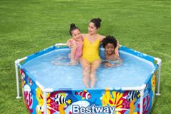 Bestway Bestway Steel Pro UV Careful medence, csobbanó árnyékos játszómedence, 1,83 x 51 cm