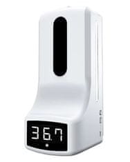 XtendLan XL-WMT-K9 Fertőtlenítőszer-adagoló és emberi testhőmérő figyelmeztetővel, falra szerelve