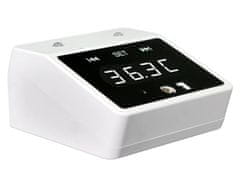 XtendLan XL-WMT-K2 emberi csuklóhőmérő figyelmeztetéssel, falra/asztalra szerelhető