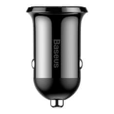 BASEUS Grain Pro autós töltő 2x USB 4.8A, fekete
