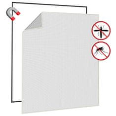 Vidaxl fehér mágneses ablakszúnyogháló 130 x 150 cm 153855