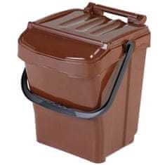shumee Szemetes konténer hulladékok válogatásához BIO hulladékhoz URBA PLUS 40L - barna