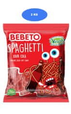 Bebeto  savanyú zselés spagetti Cola 80g (2 db)