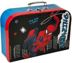 Laminált bőrönd, 34 cm, Spiderman