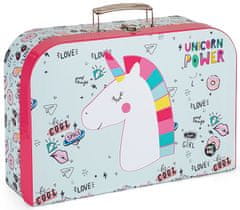 Oxybag Laminált bőrönd, 34 cm, Unicorn iconic