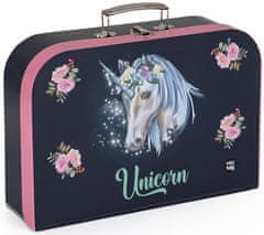 Laminált bőrönd, 34 cm, Unicorn 1