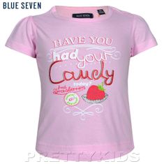Blue Seven póló rózsaszín Candy,epres kollekció 9-12 hó (74 cm)