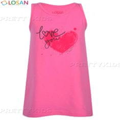 Losan Ruha I Love You rózsaszín 18-24 hó (92 cm)