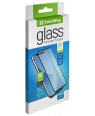 ColorWay védőüveg Üveg 9H FC ragasztó / Apple iPhone 12 fekete