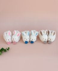 Doudou Ajándék készlet - Csörgős cipő készlet nyúl rózsaszín 0-6 hónapos korig