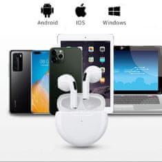 Vezeték nélküli fülhalgató, Touch Control technologia, Bluetooth - INPODS, fehér