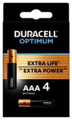 Duracell Optimum alkáli elemek 4 db (AAA)