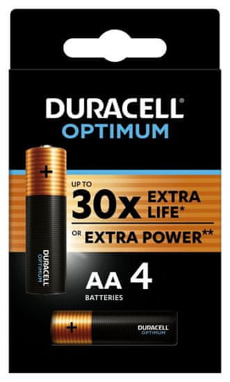 Duracell Optimum alkáli elemek 4 db (AA)