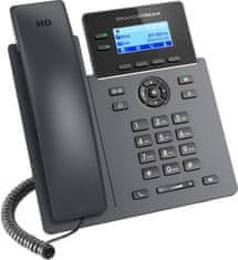 Grandstream GRP2602 SIP telefon, 2,21" LCD háttérvilágítású kijelző, 4 SIP fiók, 2x100Mbit port
