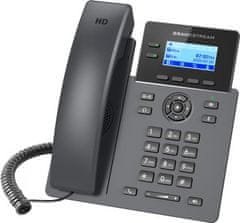 Grandstream GRP2602G SIP telefon, 2,21" LCD háttérvilágítású kijelző, 4 SIP fiók, 2x1Gbit port, PoE