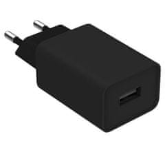 ColorWay 1x USB/ hálózati töltő/ 10W/ 100V-240V/ Fekete