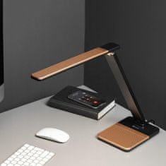 Northix Asztali lámpa mobiltöltővel és tolltartóval 