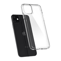 Spigen Apple iPhone 7 / 8 / SE (2020) / SE (2022), Műanyag hátlap védőtok + szilikon keret, Ultra Hybrid, átlátszó (S13302)