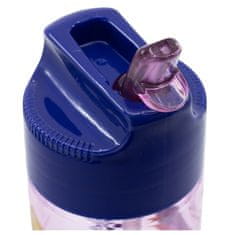 Stor Műanyag palack kihúzható szívószállal DISNEY FROZEN, átlátszó Tritan, 430ml, 74236