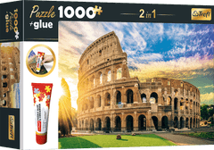 Trefl 2in1 puzzle készlet Flavius Amfiteátrum, Róma, Olaszország 1000 darab ragasztóval
