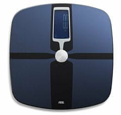 ADE FITVigo BA1600 Digitális mérleg testösszetétel elemzéssel Bluetooth-szal, fekete