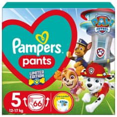 Pampers Active Baby Pants Paw Patrol pelenkák méret. 5 (66 pelenka), 12-17 kg