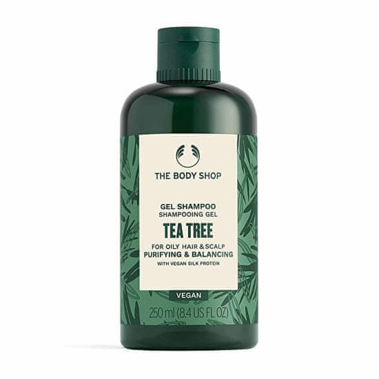 The Body Shop Sampon zsíros hajra Tea Tree (Gel Shampoo)