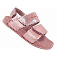 Tommy Hilfiger Szandál rózsaszín 32 EU Logo Velcro Sandal