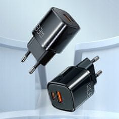 Mcdodo USB/USB-C töltő, gyors, nano, GaN 33W PD, lila McDodo | CH-0155