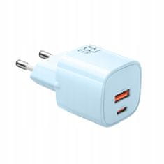 Mcdodo USB/USB-C töltő, gyors, nano, GaN 33W PD, kék McDodo | CH-0154