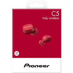 Pioneer SE-C5TW-R mikrofonos Bluetooth fülhallgató piros (SE-C5TW-R)