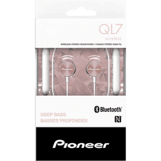 Pioneer SE-QL7BT-P NFC Bluetooth mikrofonos fülhallgató rózsaszín (SE-QL7BT-P)