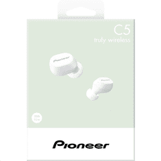 Pioneer SE-C5TW-W mikrofonos Bluetooth fülhallgató fehér (SE-C5TW-W)
