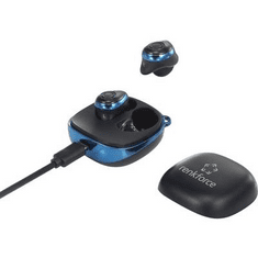 Renkforce RF-BTK-200 True Wireless In Ear fejhallgató In Ear Headset Kék, Fekete (RF-3387438)