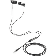 Renkforce Sztereo headset In Ear Headset Fekete (fémes) (RF-4366410)