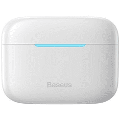 BASEUS Bluetooth sztereó fülhallgató, v5.3, TWS, töltőtok, zajszűrővel, vízálló, Bowie E9, fehér (RS123107)