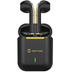 Tactical Bluetooth sztereó fülhallgató, v5.0, TWS, töltőtok, vízálló, zajszűrővel, érintés vezérlés, Black Hawk StrikePods, fekete (111662)