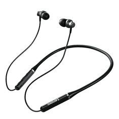 Lenovo Bluetooth sztereó fülhallgató, v5.0, Multipoint, sportoláshoz, mikrofon, funkció gomb, hangerő szabályzó, zajszűrő, mágneses, vízálló, HE05, fekete, gyári (RS102700)