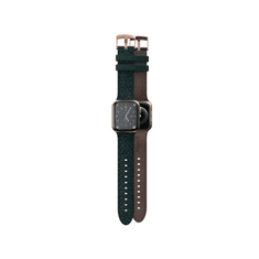 NJORD Jörð óraszíj sötétzöld Apple Watch 38mm / 40mm / 41mm készülékhez (SL14112) (127127)