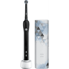 Braun Oral-B PRO 750 Cross Action fejjel fekete elektromos fogkefe + excluzív útitok (10PO010286)