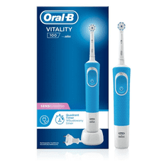 BRAUN Oral-B D100 Vitality elektromos fogkefe Sensi fejjel kék (D100.413) (D100.413_BL)