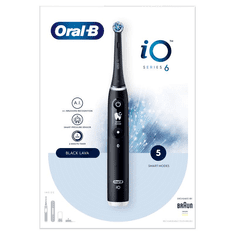 BRAUN Oral-B iO6 elektromos fogkefe fekete (Oral-B iO6_BK)