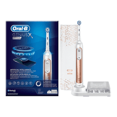 BRAUN Oral-B Genius X 20000N elektromos fogkefe rózsaarany (GENIUS X 20000N)