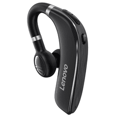 Lenovo Bluetooth fülhallgató, v5.0, hangerő szabályzó, zajszűrővel, HX106, fekete, gyári (RS102136)