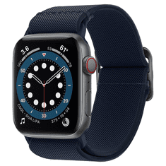 Spigen Apple Watch 1-6, SE (38 / 40 mm), szövet pótszíj, Lite Fit, kék (115879)